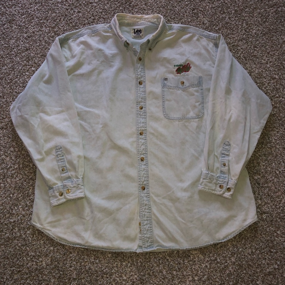 Wild Denim Button Up